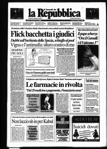 Il lunedì de La repubblica